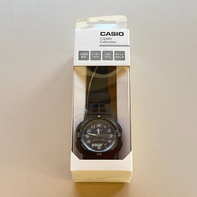 CASIO AQ-S800W-1BJH Tough Solar Mens Black Watch World Time Fashion accessories