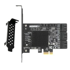 Expansion Card Controller Adapter PCI-Express to 8 Ports SATA 3.0 6Gbps For HDD