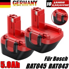 Für Bosch 12V 5000mAh Original NI-MH Akku BAT043 BAT045 PSR 12VE-2 GSR Ladegerät