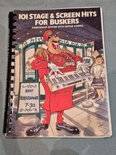 Stage  Screen Hits For Buskers Piano Organ Edition 101 Songs Music Sheet Book