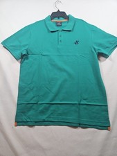 Pacific Polo Club Polo Shirt, Teal, Size Large