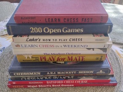 Lot 10 HB Books   Learn Chess, Openings, Move By Move, Course,  How To Play.