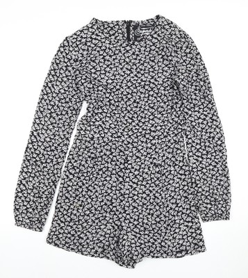 Superdry Playsuit Damen schwarz Blumen XS
