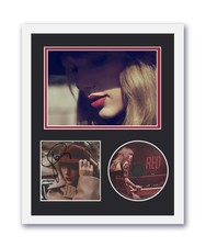 Taylor Swift Autograph Signed 11x14 Framed CD Photo Red (Taylor's Version) ACOA