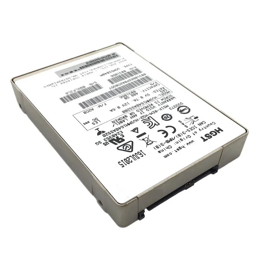 NEW 400GB SAS Hitachi 2.5in SFF 12Gbps MLC 130K IOPS Server Solid State Drive - Image 4 of 4