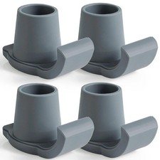 Walker Ski Glides Folding Walker Feet Skids Sliders 4 Pack Gray