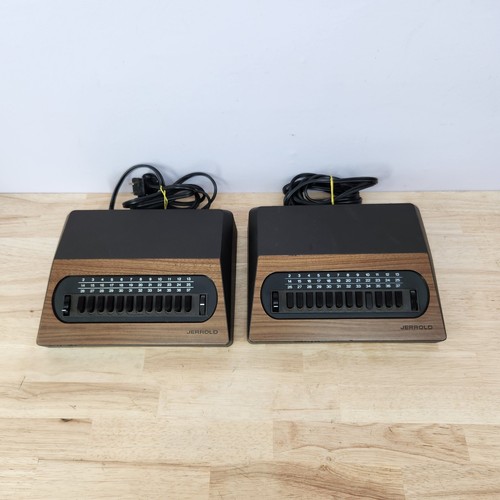 Lot of 2 VTG General Instrument JSX-3 CATV Cable Converter Jerrold UNTESTED 