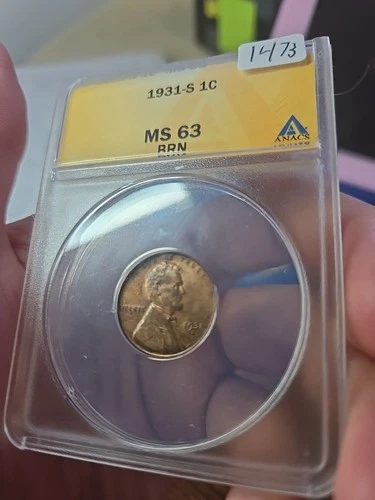 Photo of a 1931-S Lincoln Wheat Cent from an eBay listing that sold on Jul 22, 2026