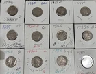 Lot of 12 Buffalo Nickels  Errors Rare Dates. Better Grades 77