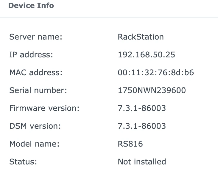 Synology RS819 RackStation 4-Bay NAS Storage No hard drive, No Hard Drive Caddy - Image 4 of 4
