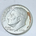 1960 D Silver Roosevelt Dime - 90% Silver - Circulated Coin  #5501