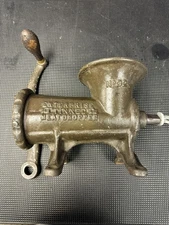 Enterprise No. 32 Tinned Meat Grinder Complete Vintage Early Casting Collectors