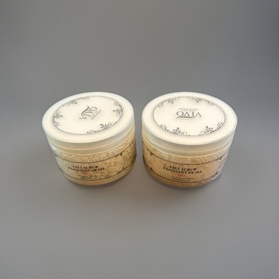 LOT OF 2: Vivo Per Lei Dead Sea Minerals Salt Scrub - FALL - New & Sealed 9.87oz