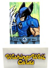 2026 Topps Finest Fantastic Four Wolverine 1/1 Sketch Chris Botterill Auto