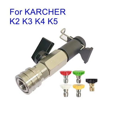 #ad 4500 PSI Quick Connector Ball Valve with On Off Switch for Pressure Washer Hose $27.11