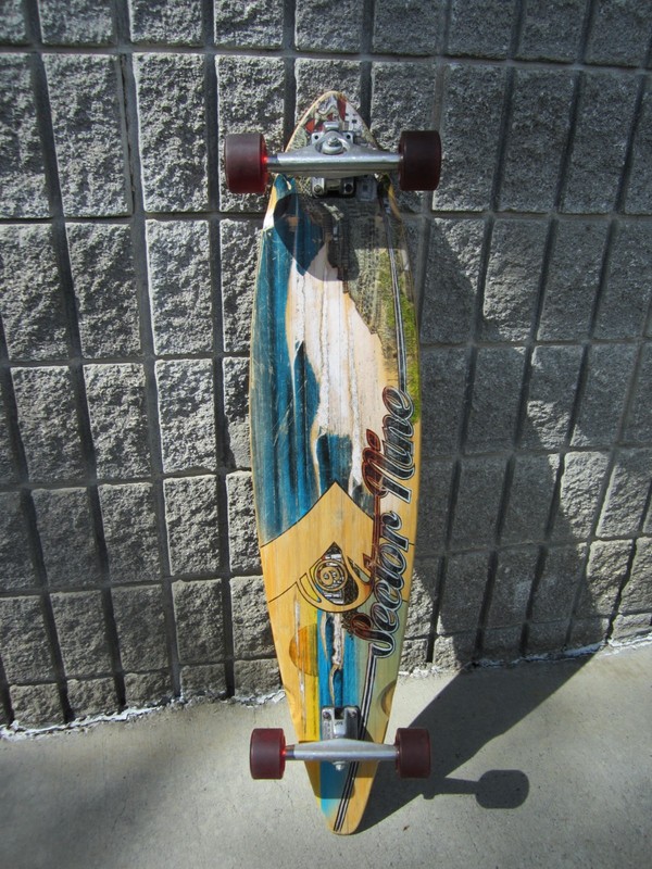 BEAUTIFUL ORIGINAL SECTOR 9 LONGBOARD SKATEBOARD 44” x 10” MADE IN CALIFORNIA