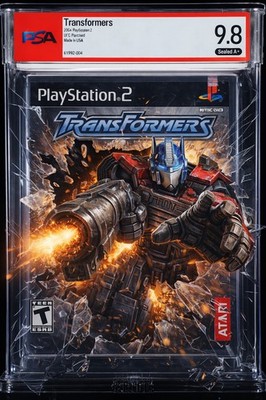 Transformers   PSA 9.8 A+   Sony PlayStation 2 PS2   New Sealed   Not VGA/CGC