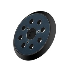 Black 5 inch 8 Hole Hook and Loop Orbital Sander Pad 3 Screw Hole for Makita
