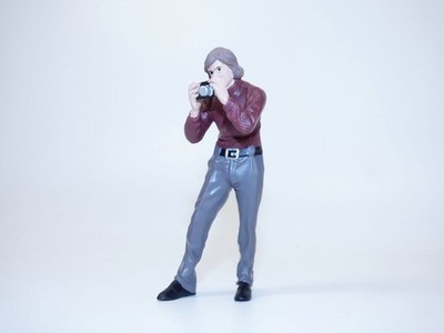 FIGURINE PHOTOGRAPHE années 70 Race day 2 figure II 1/18