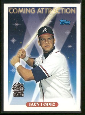1993 Topps #811 Javy Lopez Inaugural Marlins Atlanta Braves