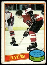 1980-81 O-Pee-Chee Vintage OPC Set Break Reggie Leach Philadelphia Flyers #70