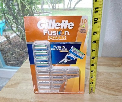 Gillette Fusion Power 10 + 4 Fusion  Proglide Razor Blade Cartridges REFILLS 