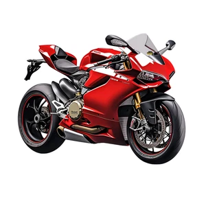 Motorbike Motorcycle Cafe Racer Bike Self Adhesive Vinyl Sticker