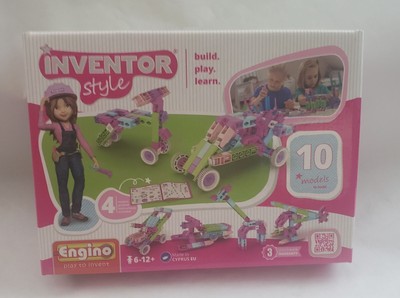 Engino Inventor Style ENG-IG10 Inventor Girl 10 Models Kit New