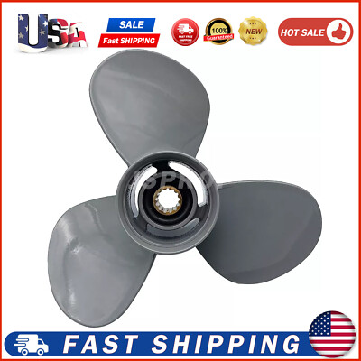 11 x 15P Boat Propeller fit Honda Engine 35-60HP 13 Spline NO. 59130-ZV5-015AH