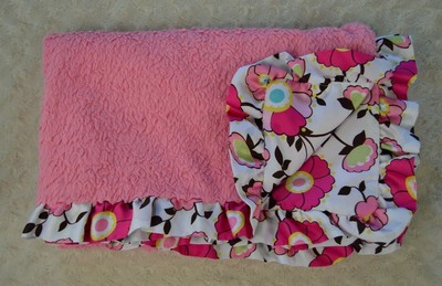 floral baby blanket