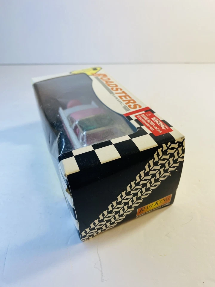 1955 Ford Crown Victoria Pink 1:43 Scale Diecast Rail Kings Roadsters  - Image 3 of 4
