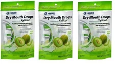 Hager Dry Mouth Drops Melon Lozenges 2 oz bag with Xylitol X **3 Packs**
