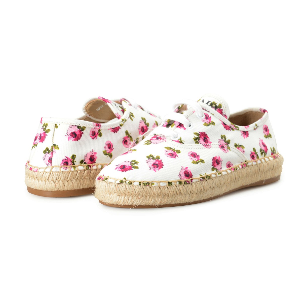 PRADA 花モチーフ ベージュミュール 箱付き　ヴィンテージ PRADA 花モチーフ ベージュミュール 箱付き ヴィンテージ