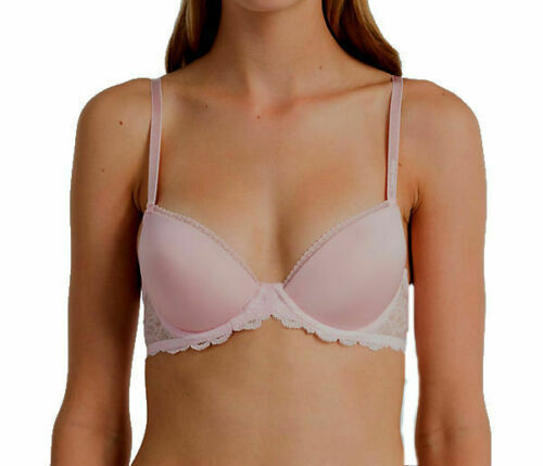 Calvin Klein Lingerie Seductive Comfort Demi Lift Bra Pink Size 32DD with  Tags | eBay