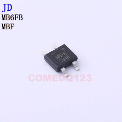 50PCSx MB6FB MBF JD Bridge Rectifiers #D7