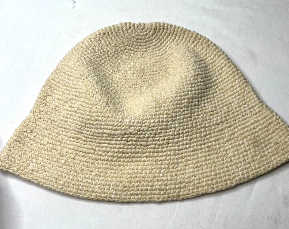 Sombrero cubo de ganchillo Madewell para mujer en arena talla M/L NK774 Foto 4 de 4