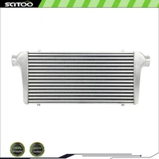 31"X12"X3" Turbo Intercooler Front Mount silver Aluminum 2.5 inch Inlet & Outlet