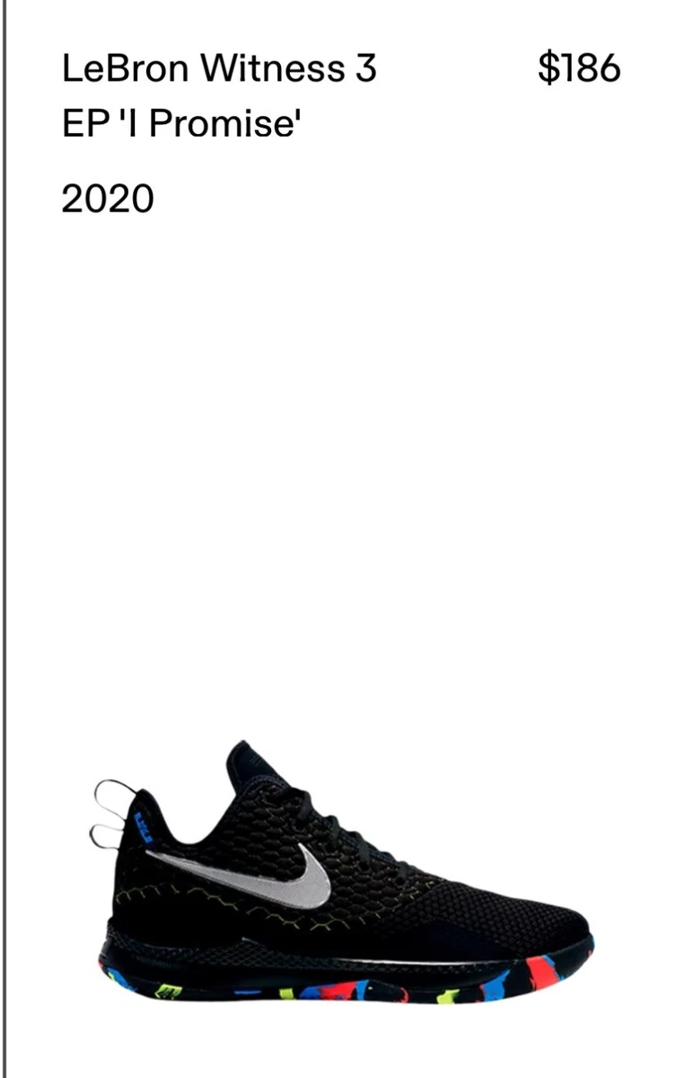 Las mejores ofertas en Nike LeBron Witness 3 I Promise | eBay