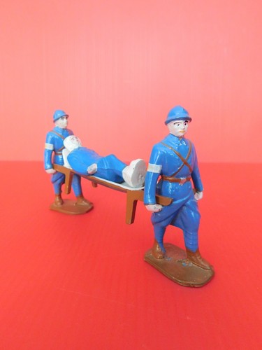PLOMB CREUX / MARQUE L.R. / LA GRANDE GUERRE / BEL ENSEMBLE DE BRANCARDIERS - Picture 6 of 9