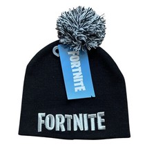 Official Fortnite Embroidered Pom Pom Beanie Hat