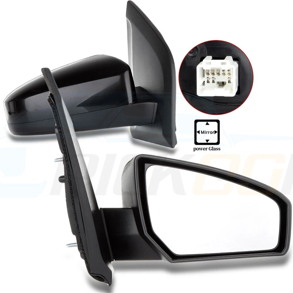 Pair Power Side View Door Rear Mirrors For 2007-2012 Nissan Sentra
