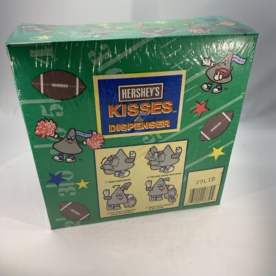 Hershey Kisses Dispenser - Football Theme - NEW Original Packaging