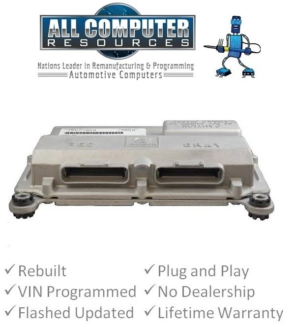 2004 GMC Sierra 2500 3500 HD 6.6L Duramax TCM TCU Transmission Computer - Image 2 of 4