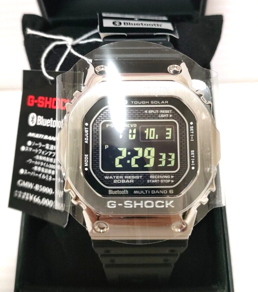CASIO G-SHOCK GMW-B5000-1JF Bluetooth Mobile Link Solar Atomic Men