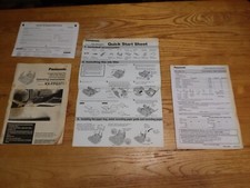 Panasonic Fax/Phone KX-FPG371 Manual ONLY