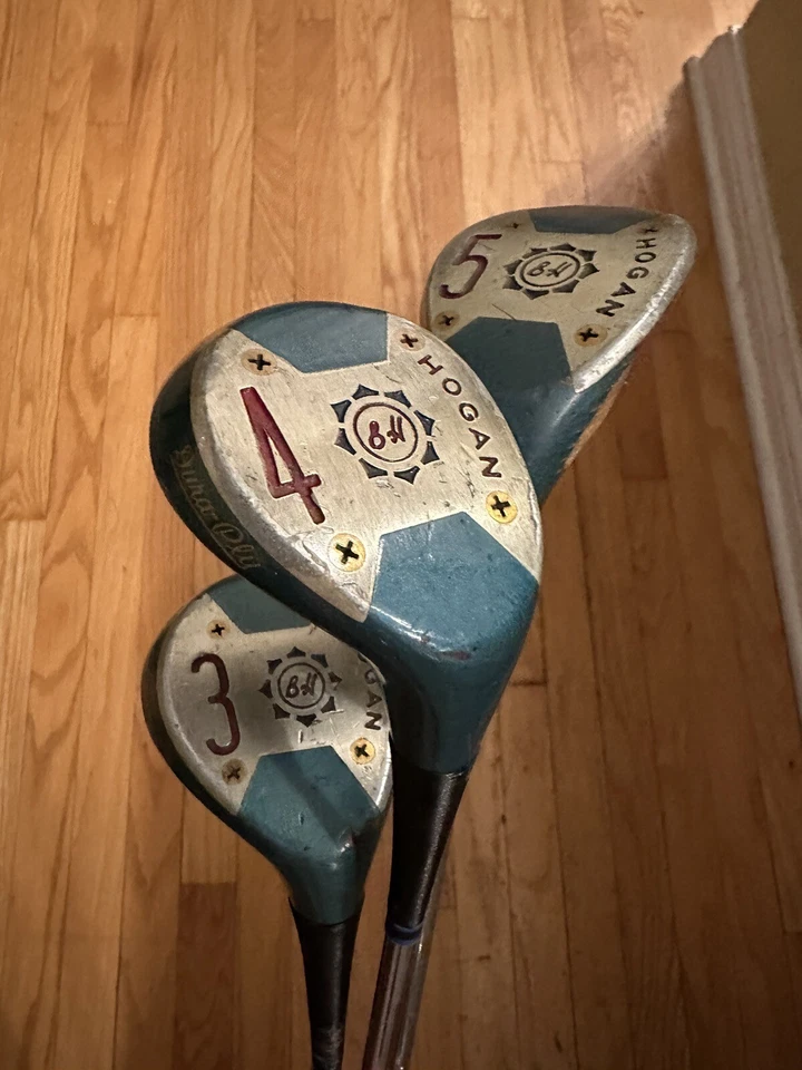 💫Vtg Ben Hogan 1953 Persimmon Wood Princess Driver Apex - 3 4 & 5 Club - Image 2 of 4