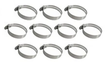 IDEAL 6344 Tridon 225-044 SAE 44 2-1/4” to 3-1/4” Stainless Hose Clamp (10)