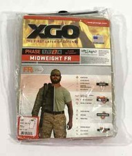 NEW XGO MENS LARGE MIDWEIGHT FIRE RETARDANT S/S T-SHIRT 2F16M DESERT SAND
