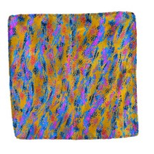 Pocket Square Metallic 80  s Print 12  