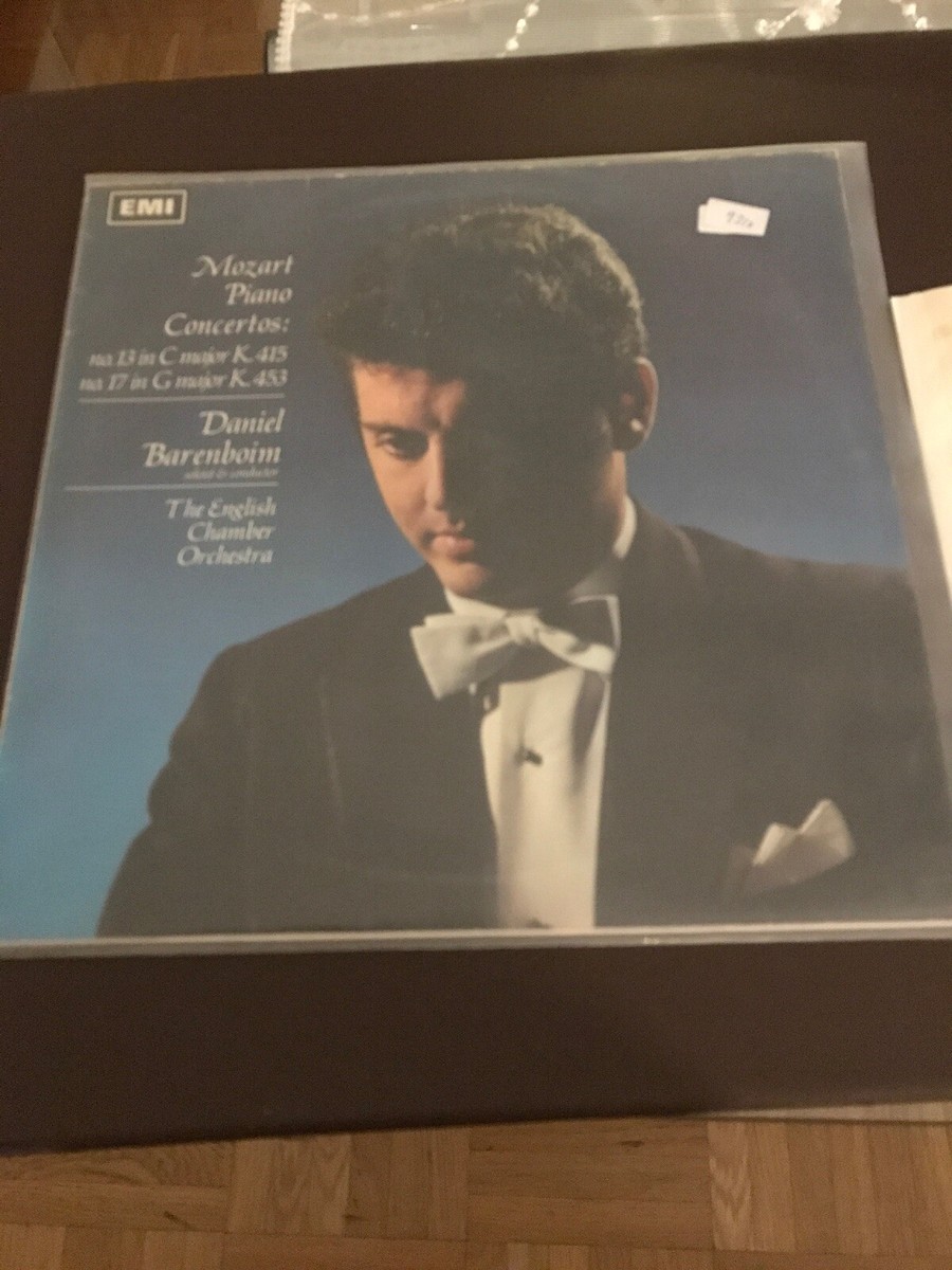 Mozart Piano Concertos 13/17 LP Daniel Barenboim 9310 | eBay